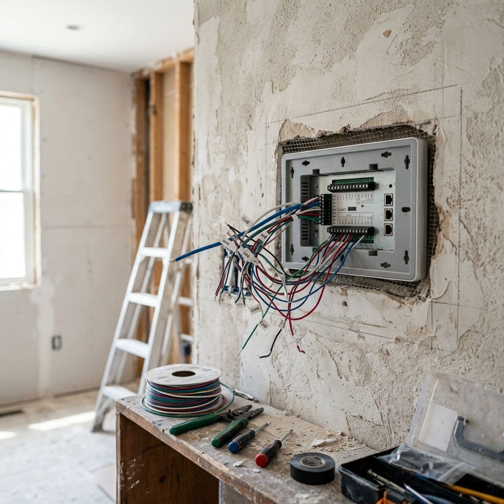 Instalación de un sistema de domótica durante una reforma