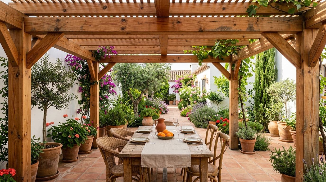 Cuánto cuesta una pérgola de madera instalada