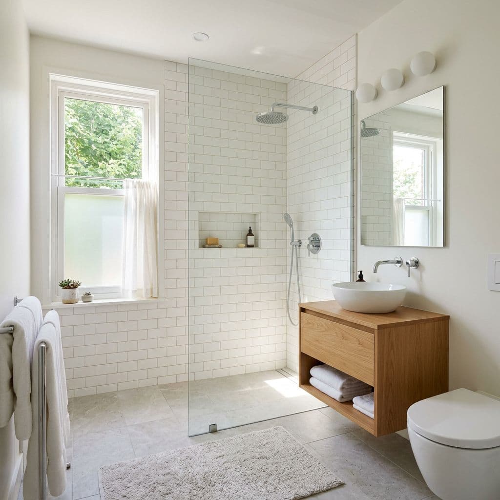 Baño actualizado como reforma clave para revalorizar una vivienda