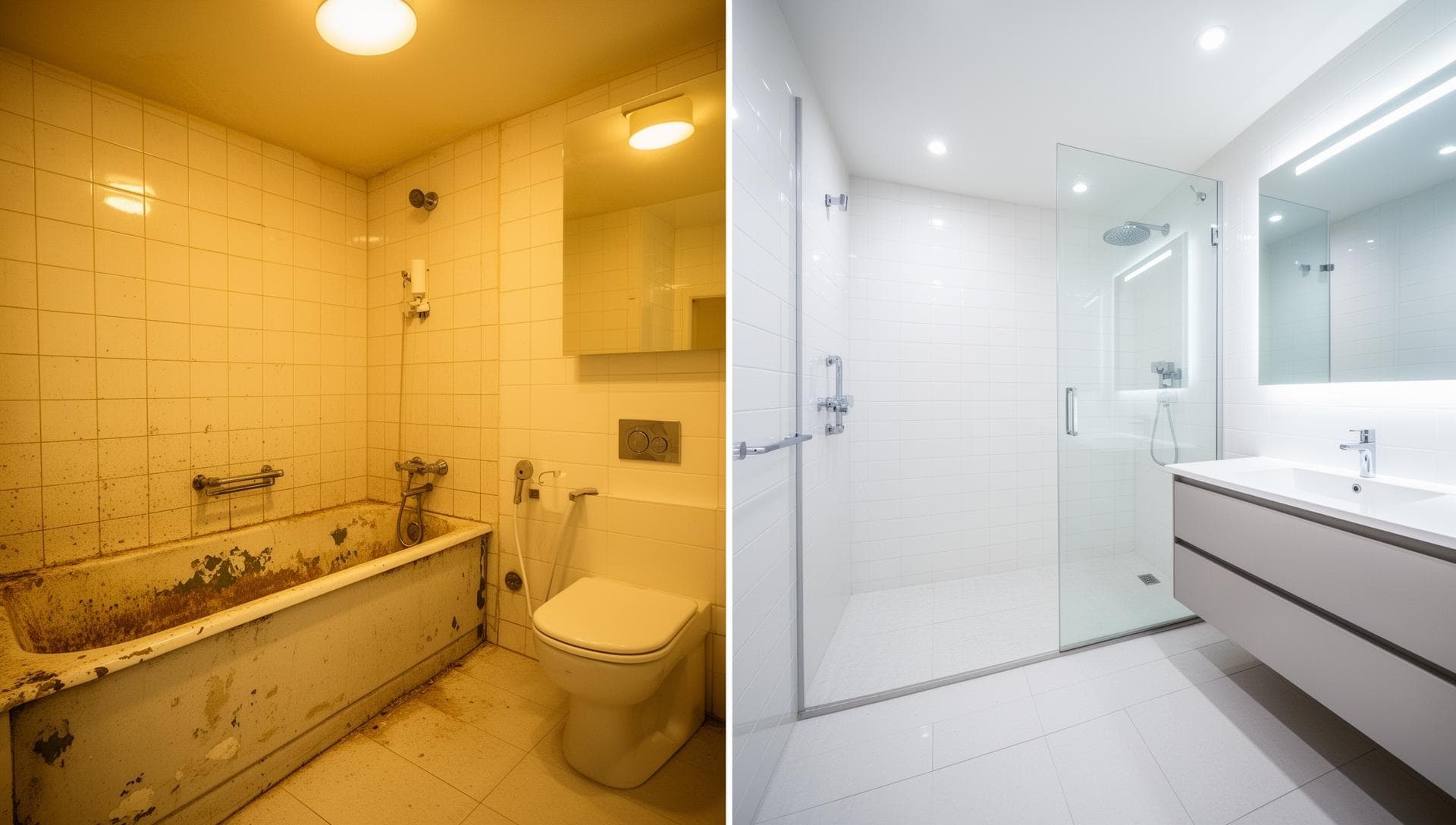 Antes y después: reforma integral de baño