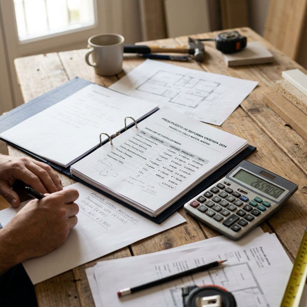 Calculando el presupuesto disponible para una reforma integral