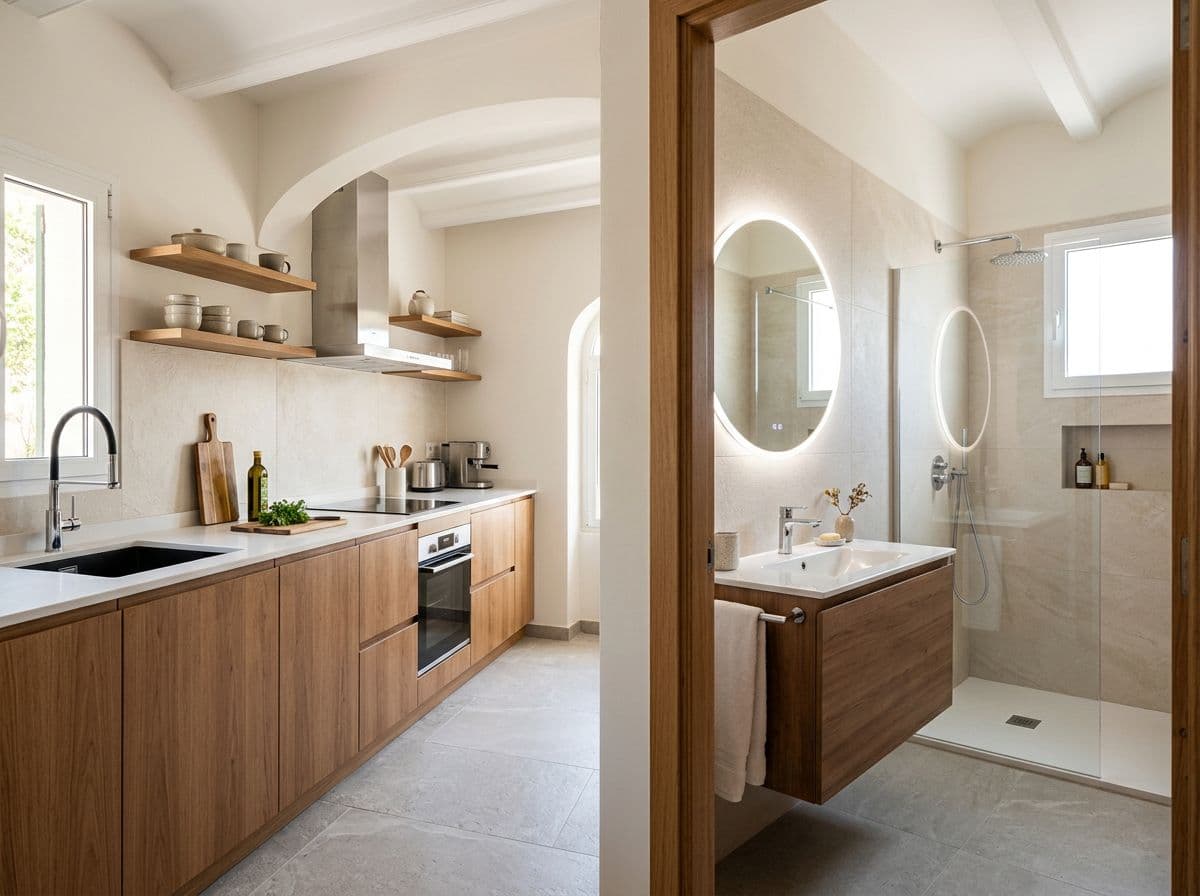 Cocina y baño reformados, las dos estancias más caras por metro cuadrado de una reforma integral